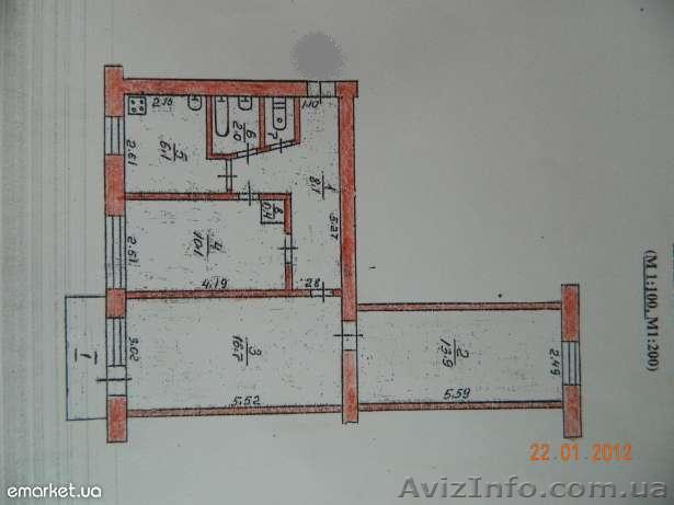 Продам 3 комн. кв. р-н Шерстянка - <ro>Изображение</ro><ru>Изображение</ru> #1, <ru>Объявление</ru> #514745