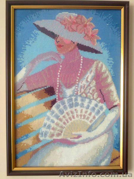 Продам замечательную вышитую картину - <ro>Изображение</ro><ru>Изображение</ru> #1, <ru>Объявление</ru> #928646