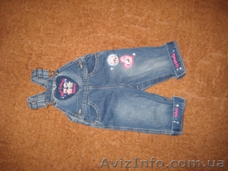 Продам джинсовый комбинезон - <ro>Изображение</ro><ru>Изображение</ru> #1, <ru>Объявление</ru> #1163861