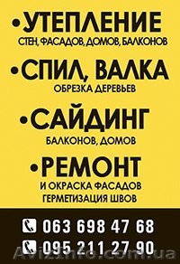 Валка деревьев, спил деревьев, спилить дерево, сруб дерева - <ro>Изображение</ro><ru>Изображение</ru> #1, <ru>Объявление</ru> #1398745