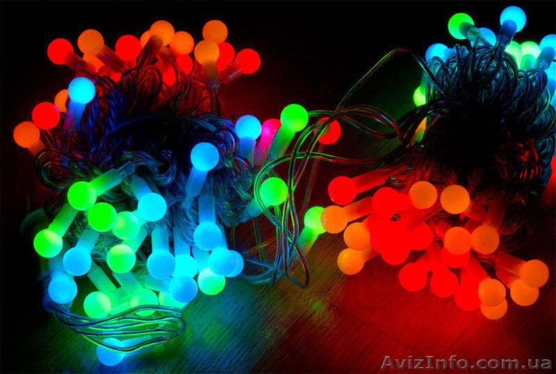 Гирлянда светодиодная нить шарики 10 м внутренняя - <ro>Изображение</ro><ru>Изображение</ru> #1, <ru>Объявление</ru> #1493520