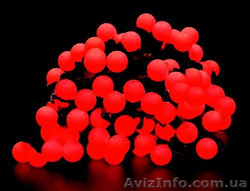 Гирлянда светодиодная нить шарики 5 м, черный кабель(50 led) - <ro>Изображение</ro><ru>Изображение</ru> #1, <ru>Объявление</ru> #1493524
