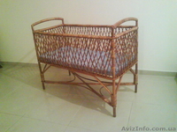 Кроватка детская лозовая - <ro>Изображение</ro><ru>Изображение</ru> #1, <ru>Объявление</ru> #68140