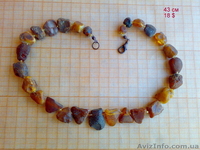 бусы янтарные, лечебные, не шлифованные. - <ro>Изображение</ro><ru>Изображение</ru> #1, <ru>Объявление</ru> #1020700