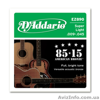 Супер Струны Daddario США для Любой Гитары - <ro>Изображение</ro><ru>Изображение</ru> #3, <ru>Объявление</ru> #1256945