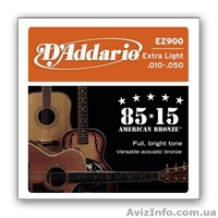 Супер Струны Daddario США для Любой Гитары - <ro>Изображение</ro><ru>Изображение</ru> #1, <ru>Объявление</ru> #1256945