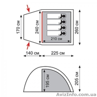 Палатка Tramp Bell 4 - <ro>Изображение</ro><ru>Изображение</ru> #2, <ru>Объявление</ru> #1290997