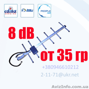 Направленная наружная антенна 8дб 800Мгц для 3G модемов Опт. - <ro>Изображение</ro><ru>Изображение</ru> #10, <ru>Объявление</ru> #459759