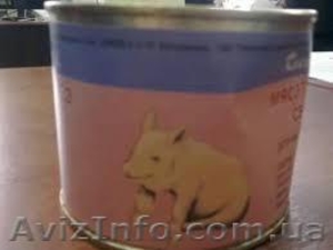 Тушенка свиная консервированая