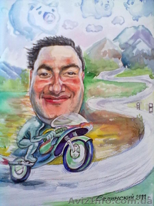 шарж нарисовать