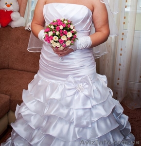 Свадебное платье + шубка, перчатки, кольца (двойка) - <ro>Изображение</ro><ru>Изображение</ru> #4, <ru>Объявление</ru> #996128