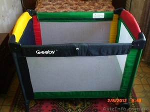 Детская кроватка-манеж Geoby H211-D  - <ro>Изображение</ro><ru>Изображение</ru> #1, <ru>Объявление</ru> #1018194