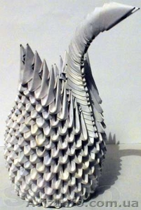 Радужный и белый лебеди оригами  - <ro>Изображение</ro><ru>Изображение</ru> #4, <ru>Объявление</ru> #1087242