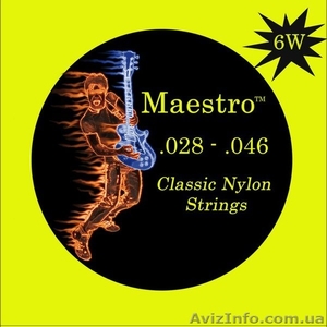 Черниговские Нейлоновые Струны Maestro 6 W - <ro>Изображение</ro><ru>Изображение</ru> #1, <ru>Объявление</ru> #1338086