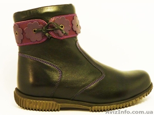 Кожаные весенние ботинки на девочку 32-37 черные - <ro>Изображение</ro><ru>Изображение</ru> #1, <ru>Объявление</ru> #1471101