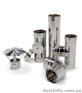 Трубы Дымоходы из нержавеющей стали от производителя.