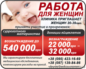 Ищем суррогатных мам и доноров яйцеклеток в клинику репродуктивной медицины - <ro>Изображение</ro><ru>Изображение</ru> #1, <ru>Объявление</ru> #1640248