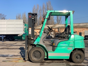 Бензиновий навантажувач Mitsubishi,  напрацювання 2919 мотогодин. Модель: FGE20T