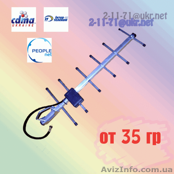 Направленная наружная антенна 8дб 800Мгц для 3G модемов Опт. - <ro>Изображение</ro><ru>Изображение</ru> #7, <ru>Объявление</ru> #459759