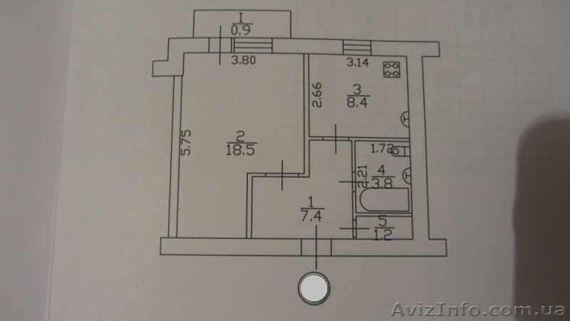 Продам 1 комн. кв. р-н стадион Гагарина - <ro>Изображение</ro><ru>Изображение</ru> #2, <ru>Объявление</ru> #512655