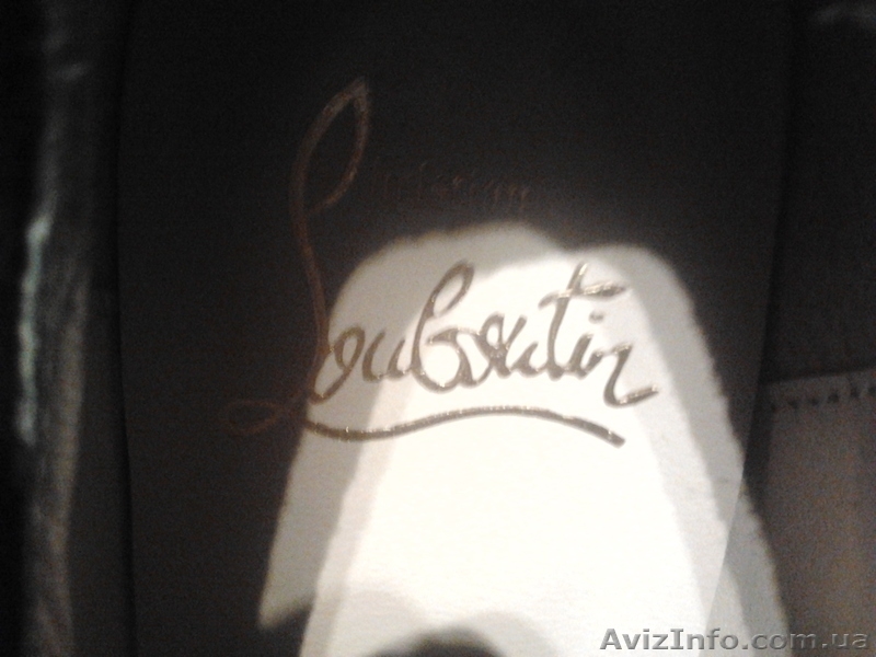 Кристиан Лубутен черный замш, новые туфли,  39р - <ro>Изображение</ro><ru>Изображение</ru> #1, <ru>Объявление</ru> #742871