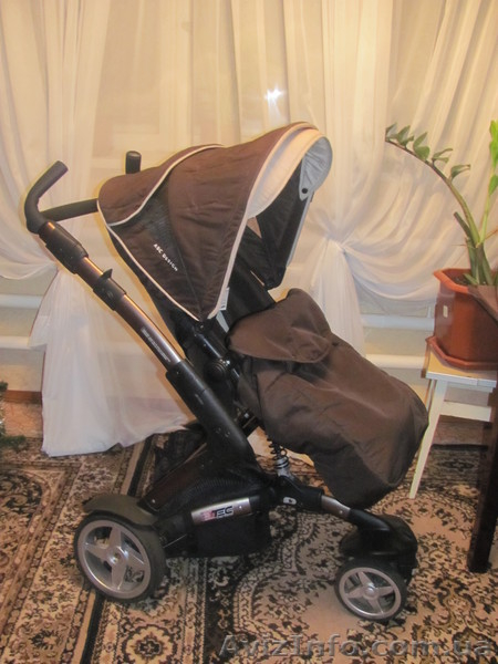 Коляска прогулочная трехколесная с люлькой АВС 3 Тес почти новая - <ro>Изображение</ro><ru>Изображение</ru> #3, <ru>Объявление</ru> #846586