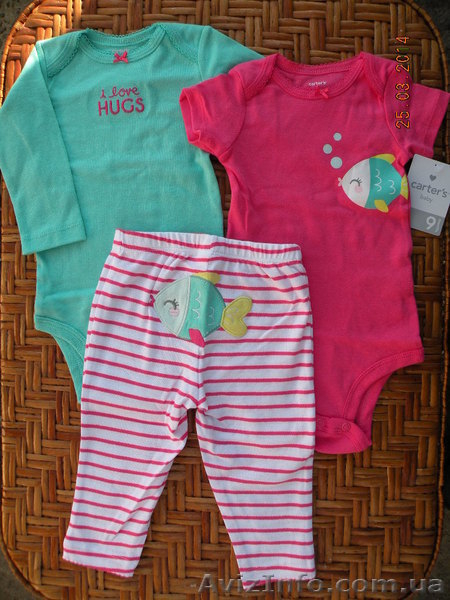 костюмчики Картерс для девочек  - <ro>Изображение</ro><ru>Изображение</ru> #1, <ru>Объявление</ru> #1011383