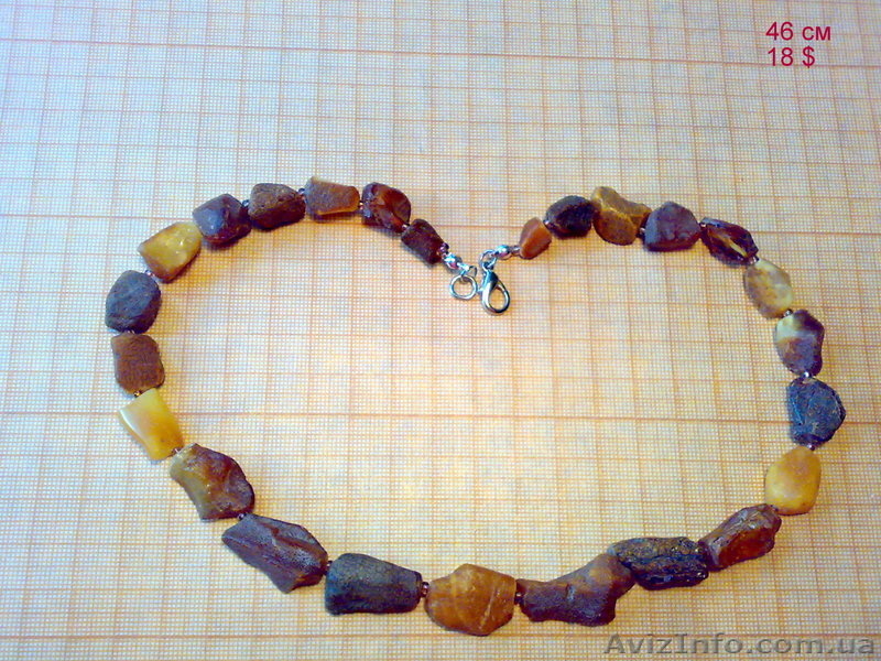 бусы янтарные, лечебные, не шлифованные. - <ro>Изображение</ro><ru>Изображение</ru> #4, <ru>Объявление</ru> #1020700