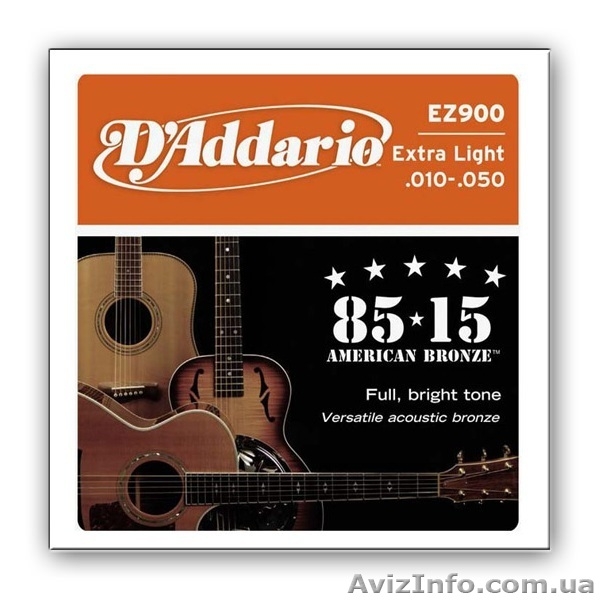Супер Струны Daddario США для Любой Гитары - <ro>Изображение</ro><ru>Изображение</ru> #1, <ru>Объявление</ru> #1256945
