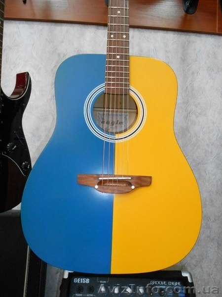 Новая Акустическая Гитара "Слава Україні" - <ro>Изображение</ro><ru>Изображение</ru> #2, <ru>Объявление</ru> #1338065