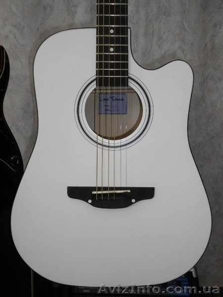 Новая Белоснежная Акустическая Гитара Leo Tone L-03 - <ro>Изображение</ro><ru>Изображение</ru> #1, <ru>Объявление</ru> #1338069