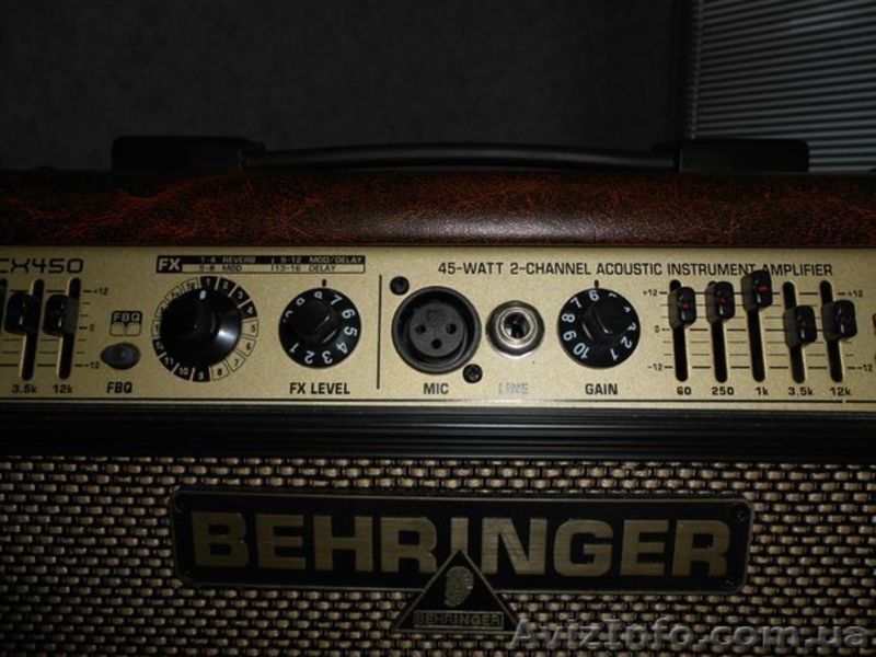 Комбоусилитель Behringer Ultracoustic ACX450 45 Ватт практически Новый - <ro>Изображение</ro><ru>Изображение</ru> #7, <ru>Объявление</ru> #1338022