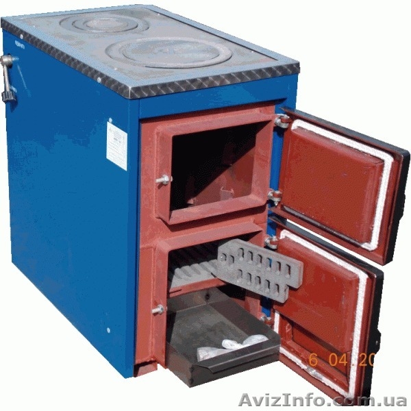 Котел твердотопливный Корди 16 кВт, с плитой,2 в 1 - <ro>Изображение</ro><ru>Изображение</ru> #2, <ru>Объявление</ru> #1390389