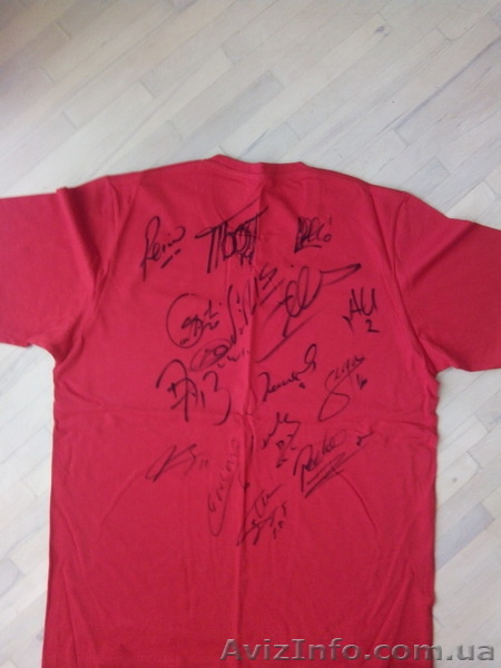 Футболка с автографами футболистов сборной Испании. - <ro>Изображение</ro><ru>Изображение</ru> #2, <ru>Объявление</ru> #1561034