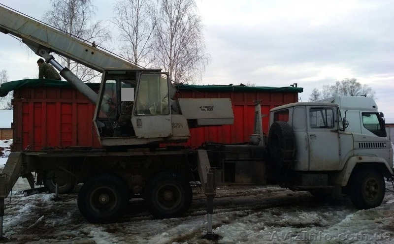 Продаем автокран ДАК КС-3575А-1,14 тонн, КрАЗ 250, 1993 г.в. - <ro>Изображение</ro><ru>Изображение</ru> #2, <ru>Объявление</ru> #1611757
