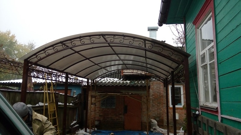 Навіси з полікарбонату і металопрофіля - <ro>Изображение</ro><ru>Изображение</ru> #4, <ru>Объявление</ru> #1607435