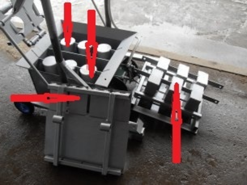 Станок  для  изготовления  шлакоблоков «НВС-3х1» Лидер продаж! - <ro>Изображение</ro><ru>Изображение</ru> #2, <ru>Объявление</ru> #1676464